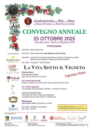 SIVE patrocina il Convegno Annuale della Confraternita della Vite e del Vino